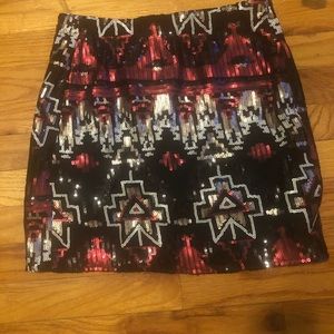 Sequined skirt